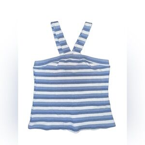 Altar'd State Blue Fitted Crop Tank Top size M